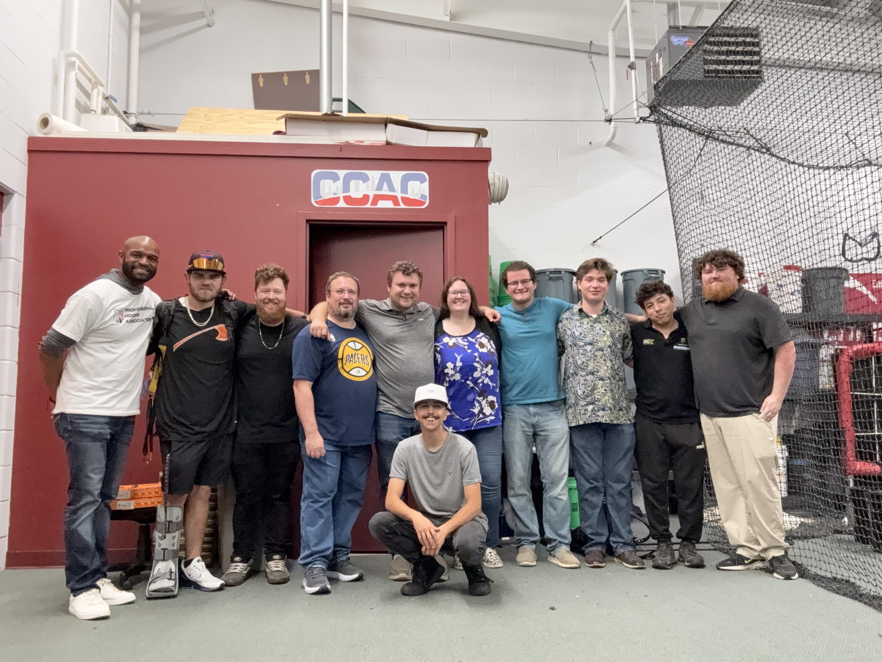 The DuneVision crew at the Professional Hoops Association preview games